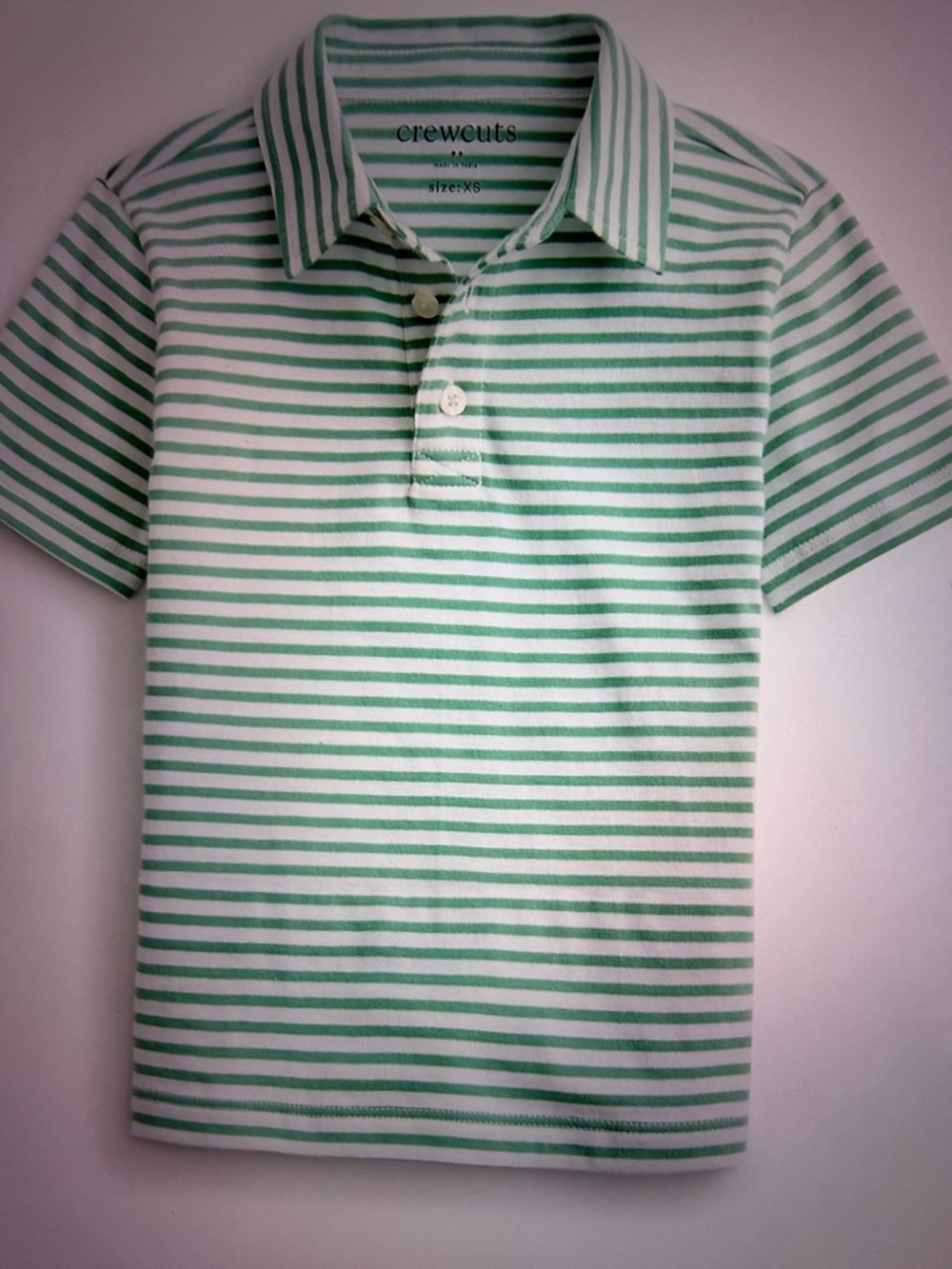 J. Crew Crewcuts Striped Polo Shirt, Small